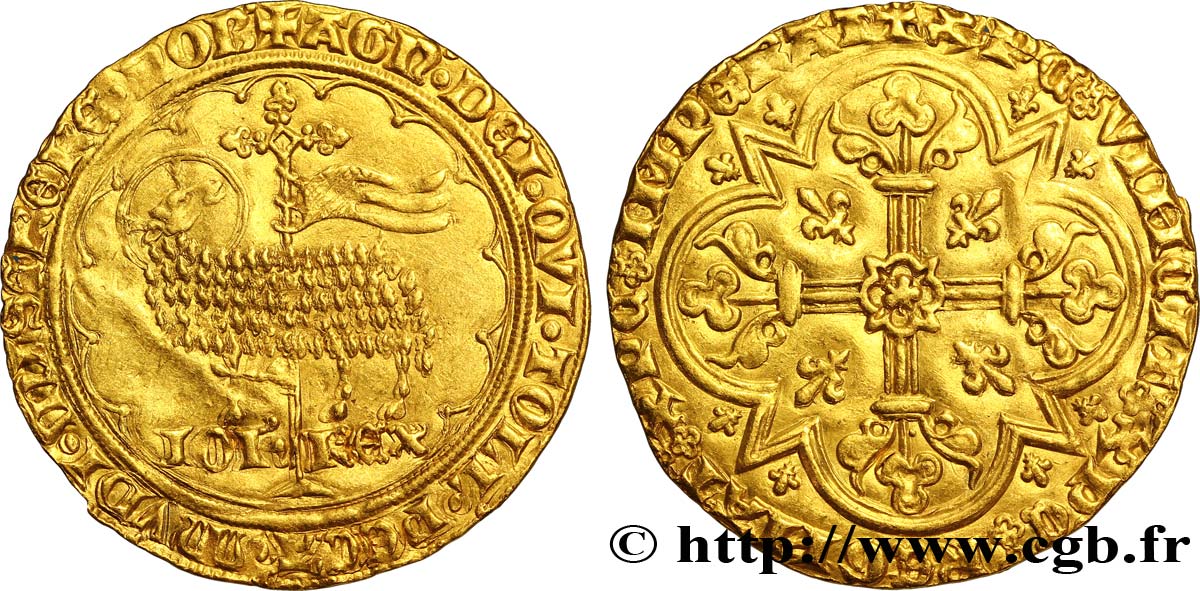 JEAN II LE BON Mouton d or n.d.  TTB+/SUP