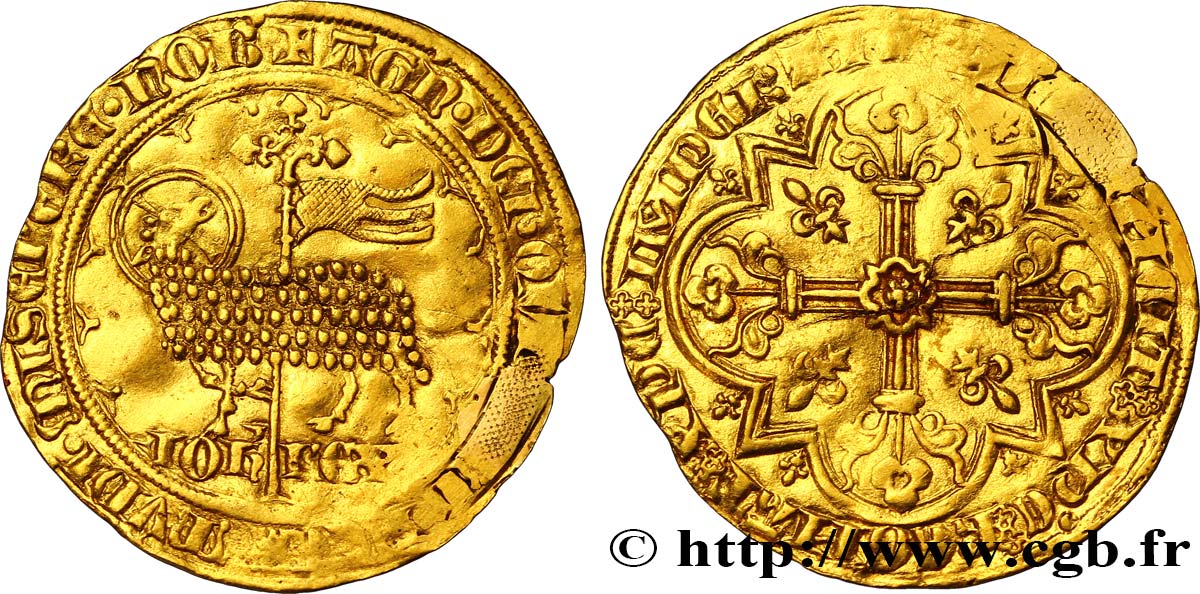 GIOVANNI II  THE GOOD  Mouton d or n.d.  q.BB