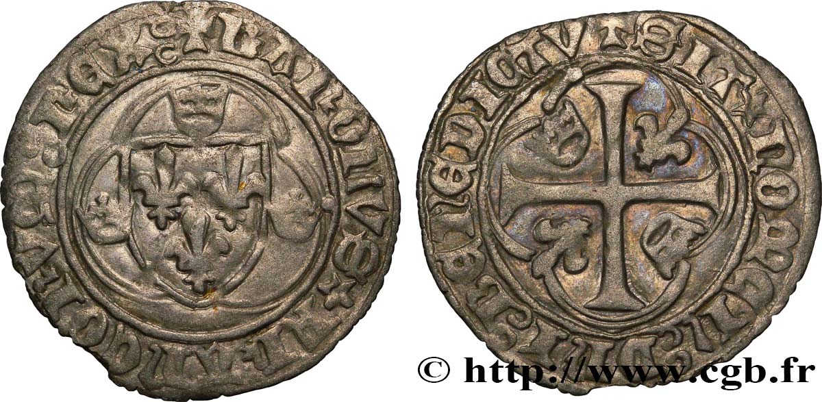 CHARLES VII  THE WELL SERVED  Blanc à la couronne n.d. Dijon BC