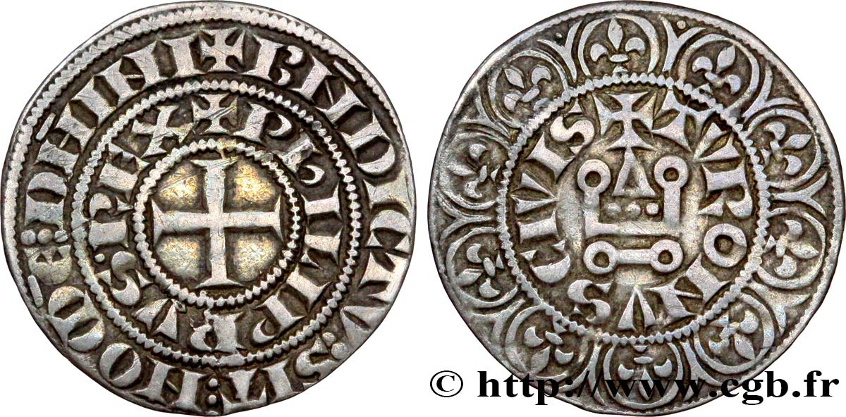 PHILIPP IV  THE FAIR  Maille tierce à l O rond n.d.  fVZ