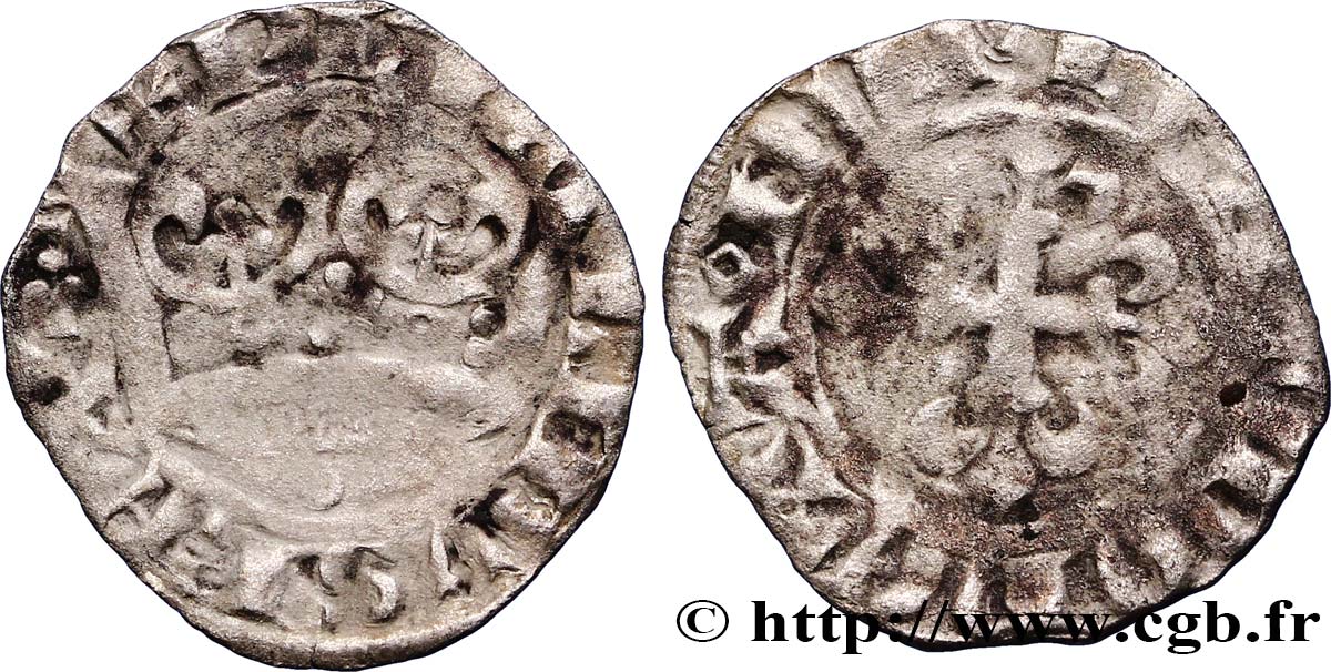 PHILIPPE VI DE VALOIS Double parisis, 1er type n.d.  B+