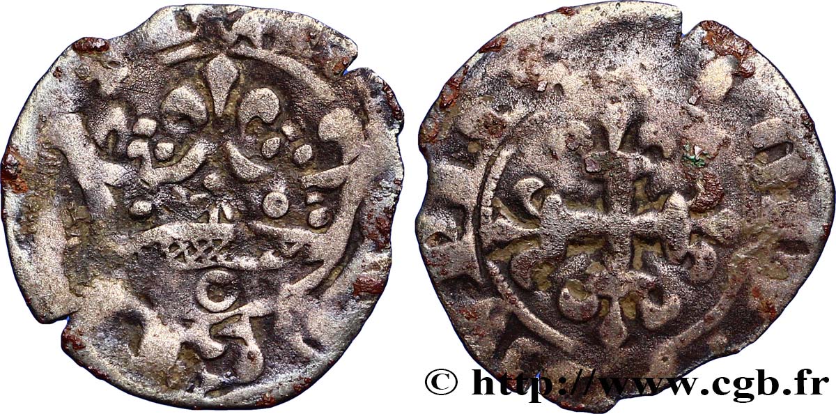 PHILIPPE VI DE VALOIS Double parisis, 1er type n.d.  B