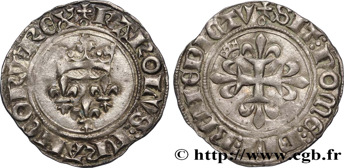 CHARLES VI LE FOU OU LE BIEN AIMÉ Gros dit  florette  n.d.
 Paris TTB+
