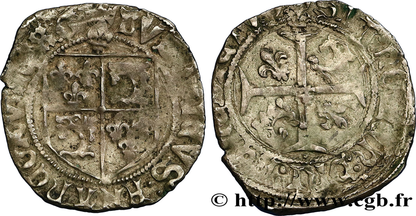 LOUIS XII  Douzain du Dauphiné n.d. Romans q.BB