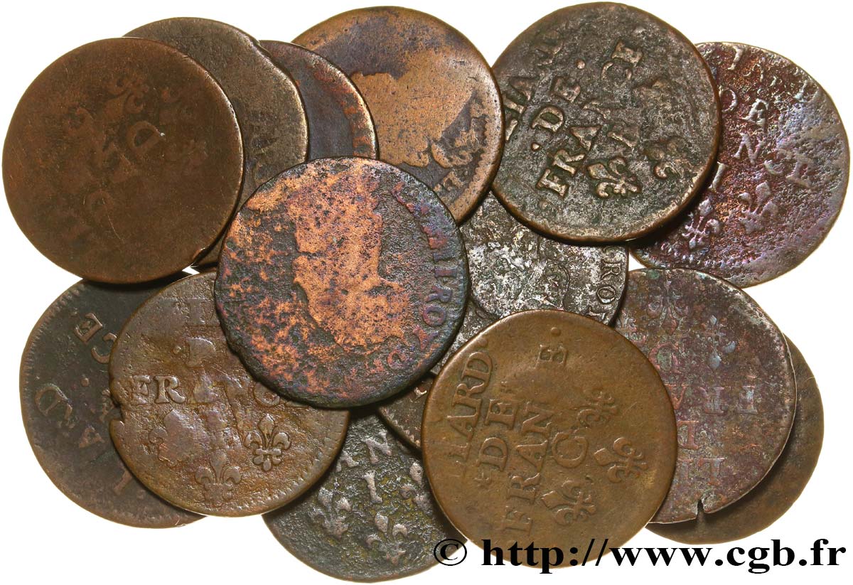 LOTS Lot de 15 liards au buste jeune n.d. s.l. B