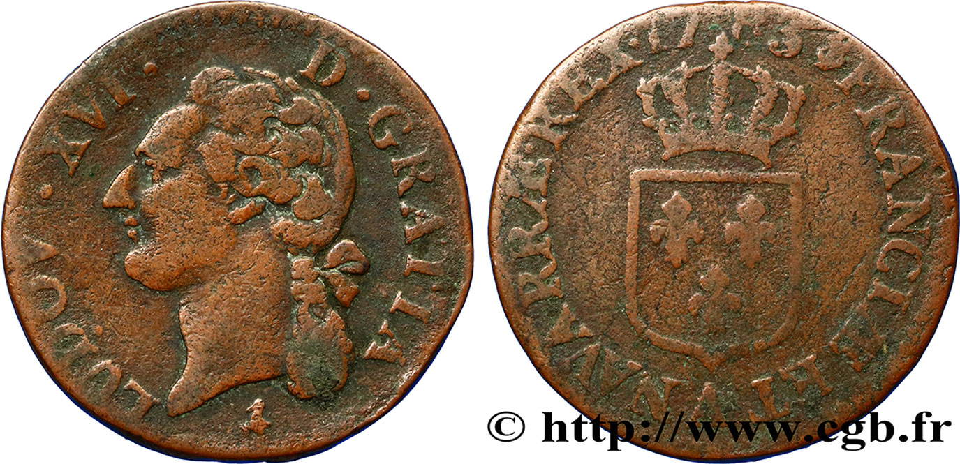 LOUIS XVI Demi-sol dit  à l écu  1783 Paris fS