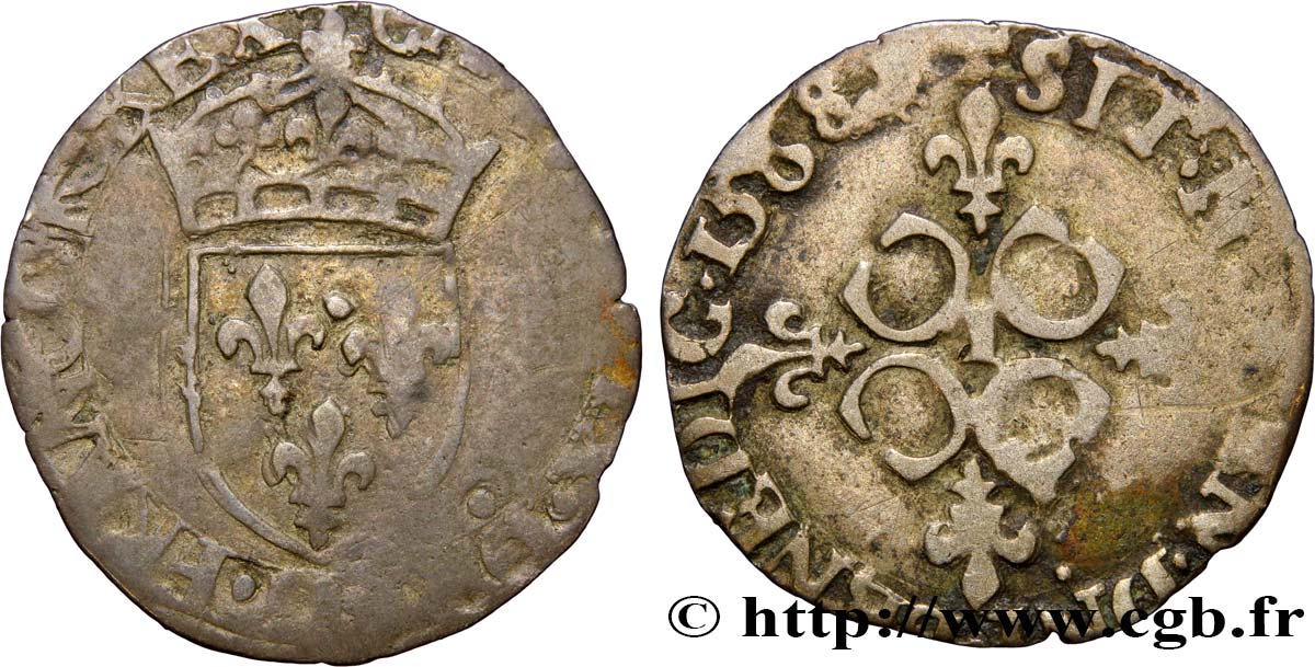 CHARLES IX Sol parisis, 1er type 1568 Limoges BC