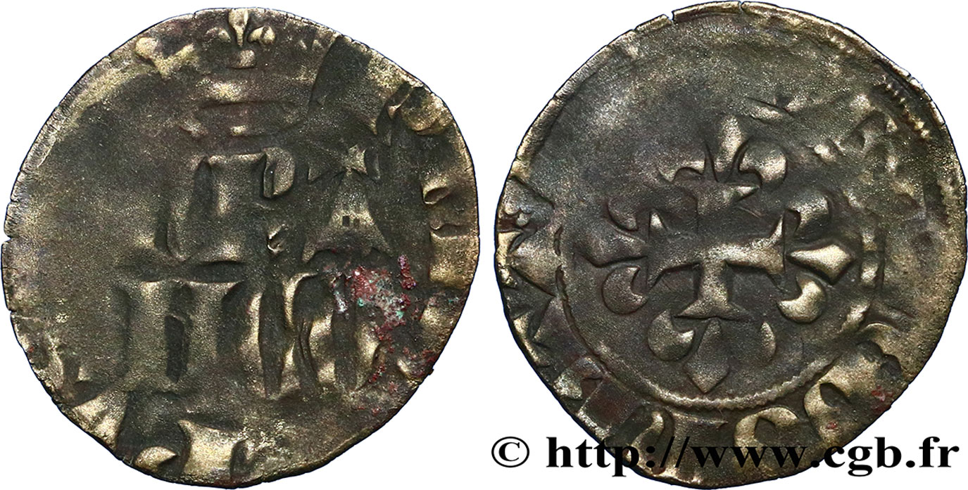 PHILIPPE VI DE VALOIS Double parisis, 3e type n.d. s.l. TB