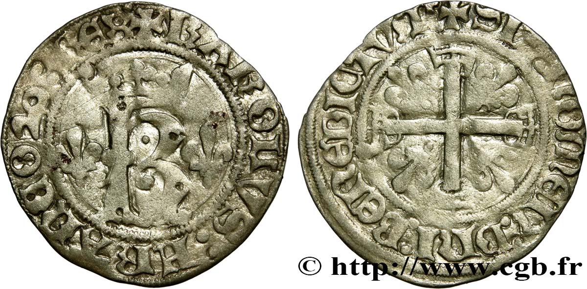 CHARLES VIII Karolus n.d. Rouen TB+