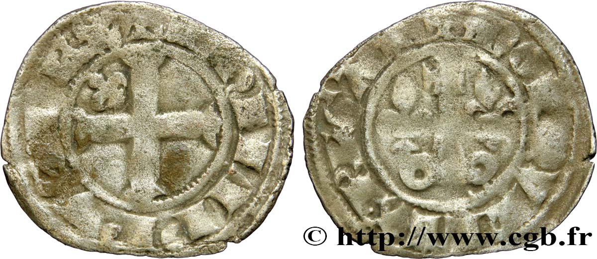 PHILIPPE IV LE BEL Double tournois n.d. s.l. TB+