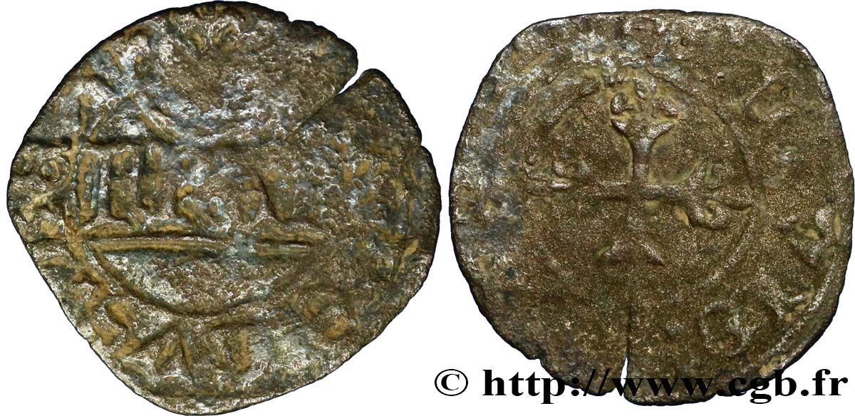 CHARLES VII LE VICTORIEUX Denier parisis n.d. Atelier indéterminé B