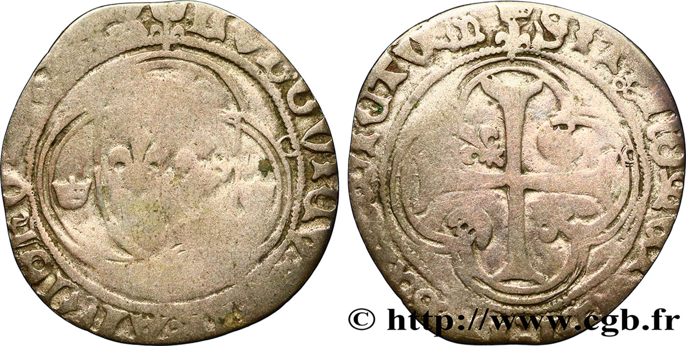 LOUIS XII  Douzain ou grand blanc à la couronne n.d. Toulouse q.MB/MB