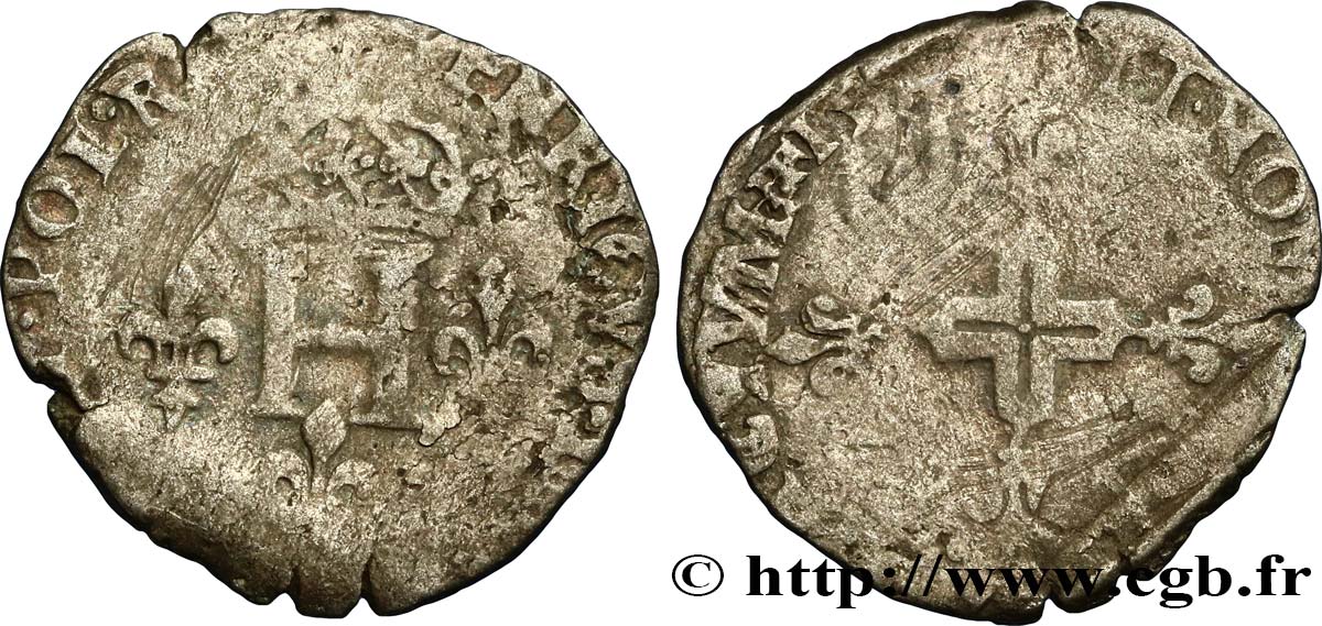 HENRI III Sol parisis n.d. Troyes B+