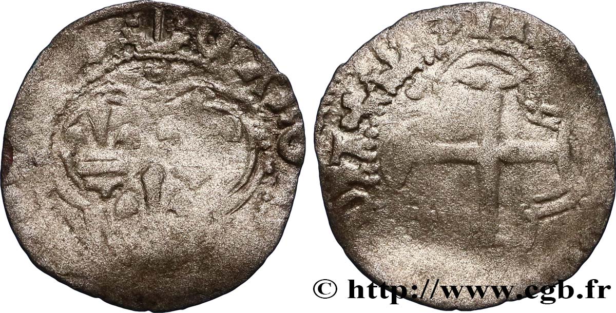 CHARLES VIII Double tournois n.d. Bordeaux B