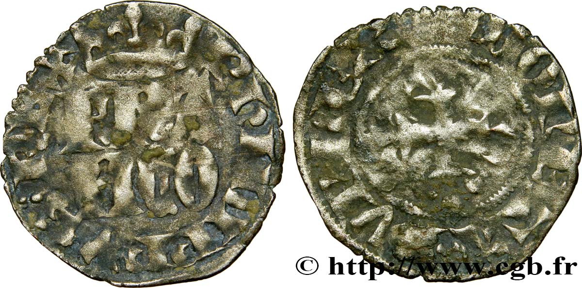 PHILIPPE VI DE VALOIS Double parisis, 3e type n.d. s.l. B+