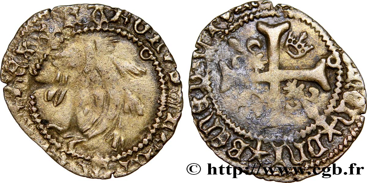 CHARLES VIII Liard au dauphin n.d. Toulouse BC