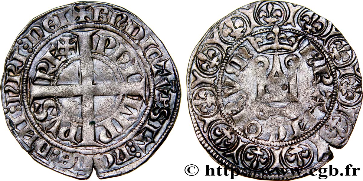 FILIPPO VI OF VALOIS Gros à la couronne n.d. s.l. BB
