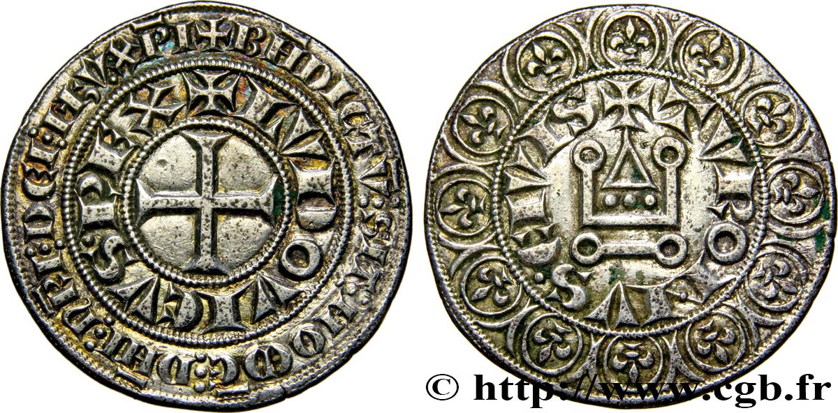 LOUIS IX DIT  SAINT LOUIS  Gros tournois n.d. s.l. TTB