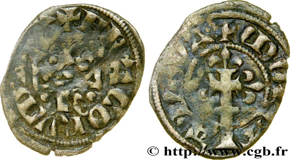 CHARLES IV LE BEL Parisis simple n.d.  TB