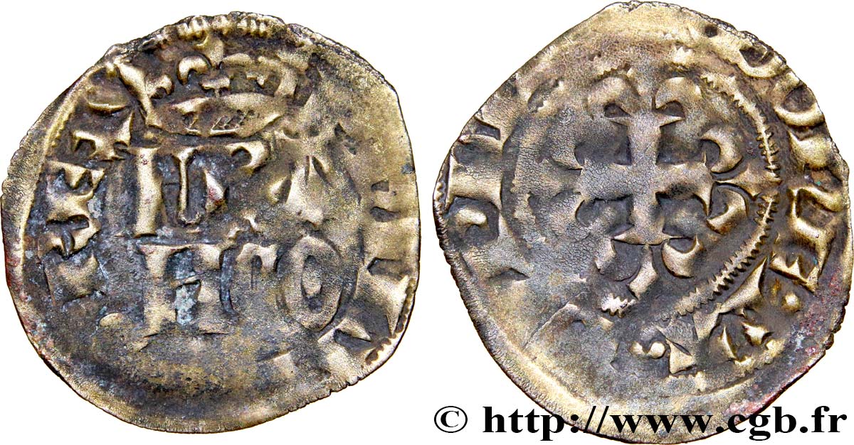 PHILIPPE VI DE VALOIS Double parisis, 3e type n.d. s.l. TB