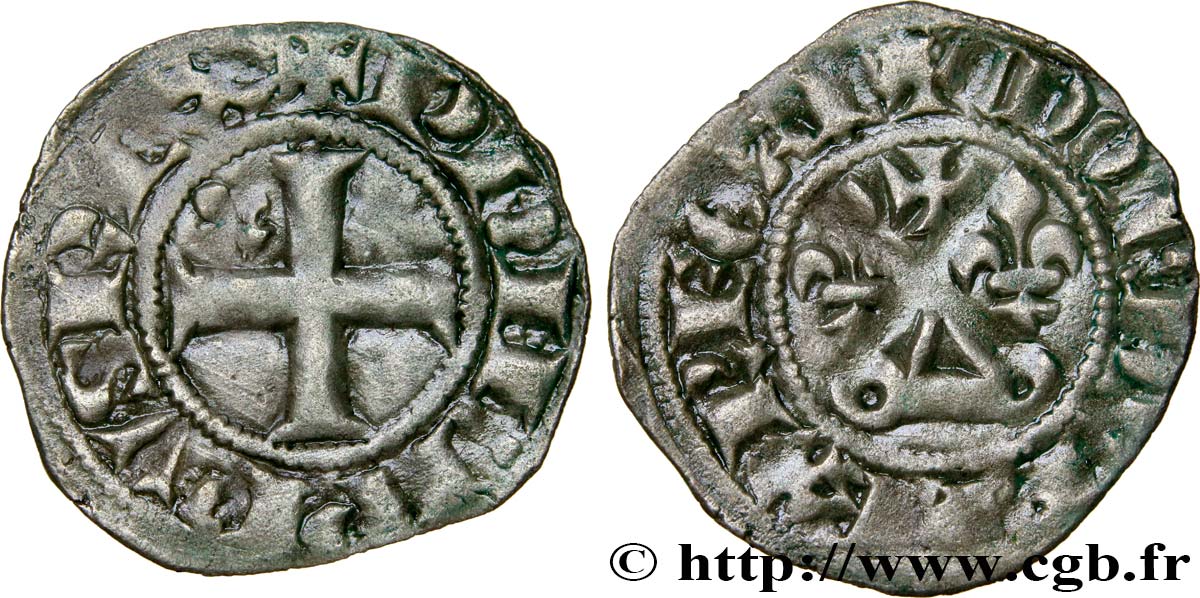 PHILIPPE IV LE BEL Double tournois n.d. s.l. TB+