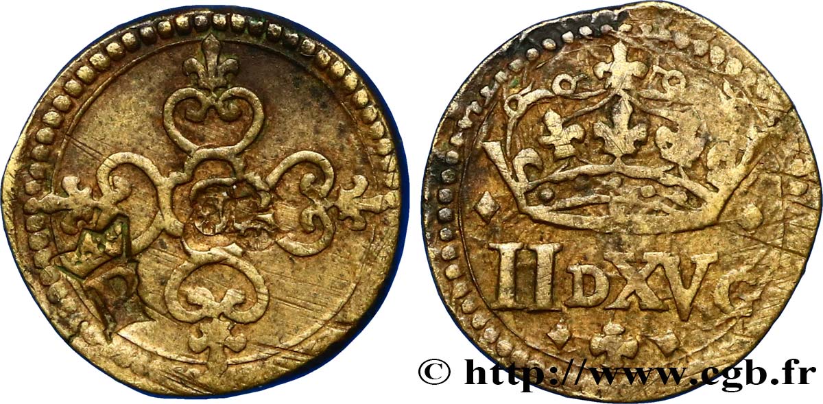 CHARLES IX à LOUIS XIV - POIDS MONÉTAIRE Poids monétaire pour l’écu d’or au soleil n.d. s.l. TTB