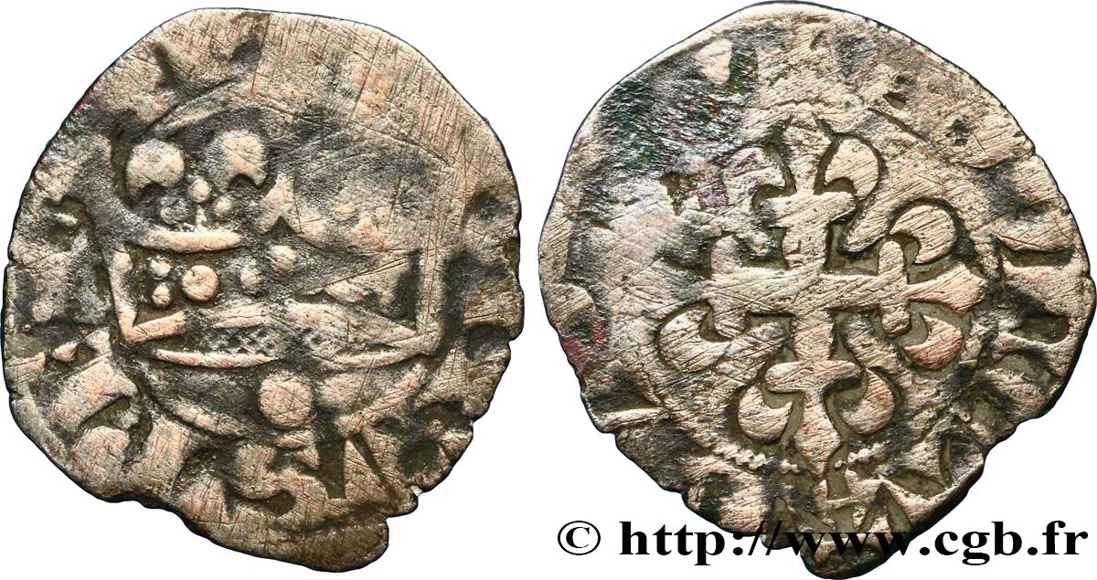 PHILIPPE VI DE VALOIS Double parisis, 1er type n.d. s.l. B+
