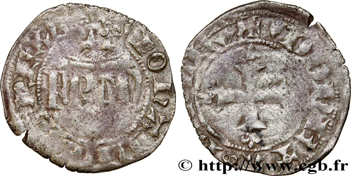 JEAN II LE BON Double parisis, 1er type n.d.  TB+