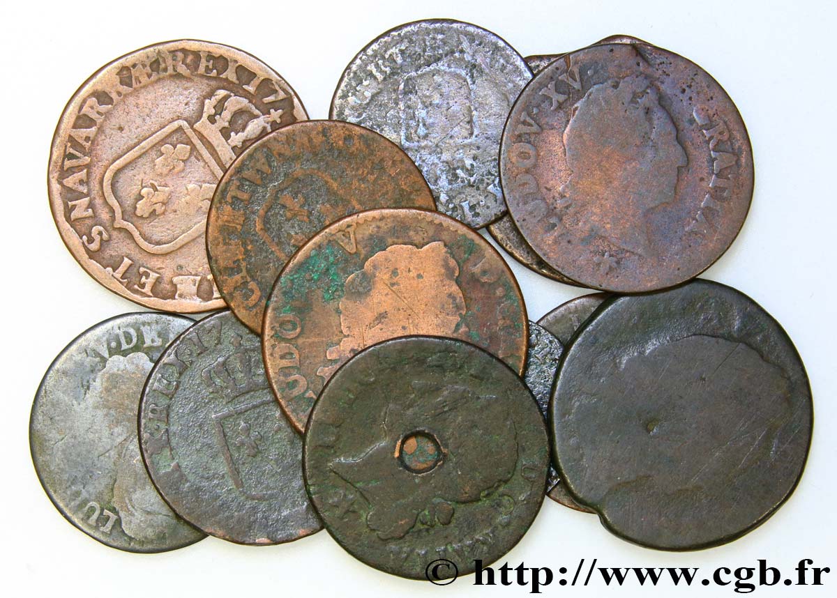 LOTES Lot de 12 monnaies n.d. s.l. RC