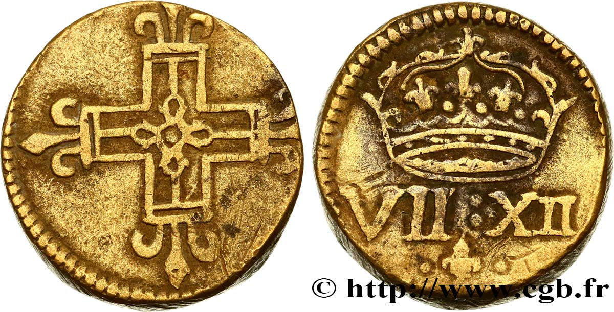 HENRI III à LOUIS XIV - POIDS MONÉTAIRE Poids monétaire pour le quart d’écu n.d.  fSS