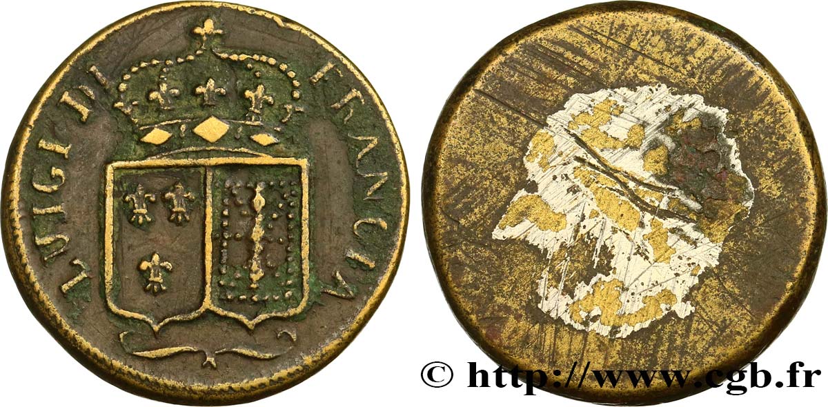 LOUIS XVI Poids monétaire pour le louis d’or n.d.  SS