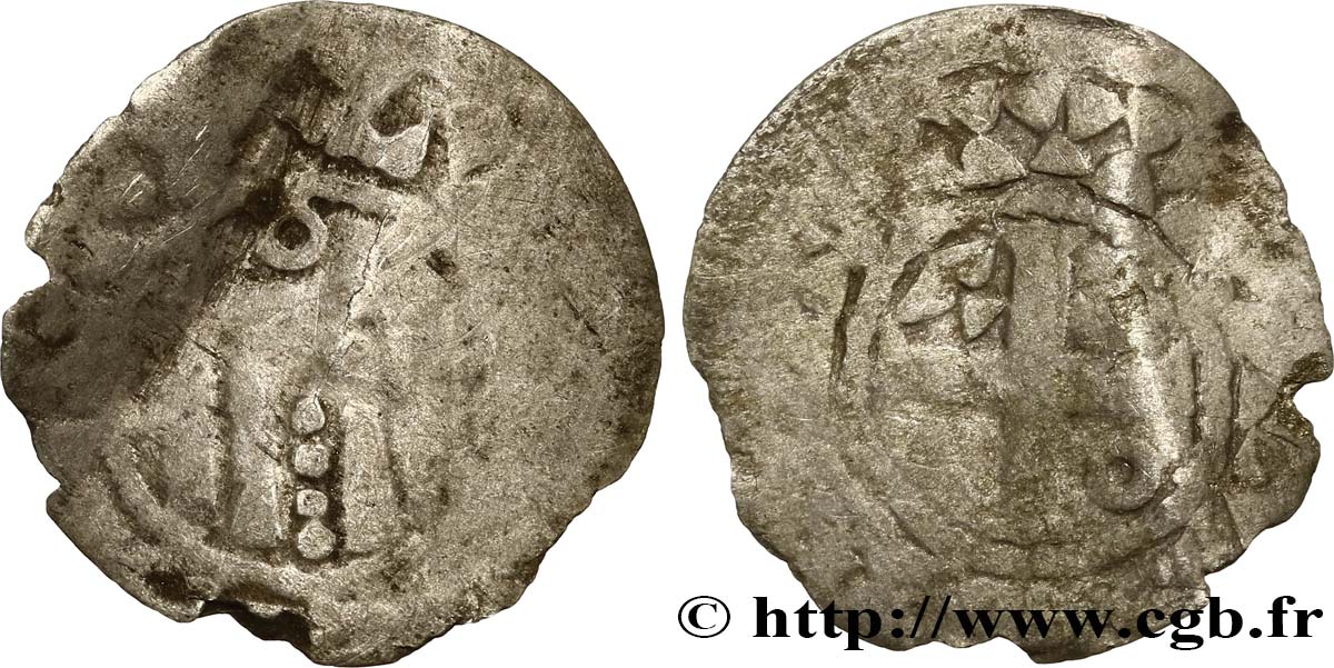 LOUIS VI LE GROS Denier n.d. Orléans B