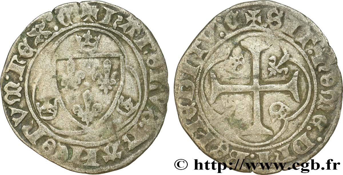 CHARLES VII  THE WELL SERVED  Blanc à la couronne n.d. Chinon VF