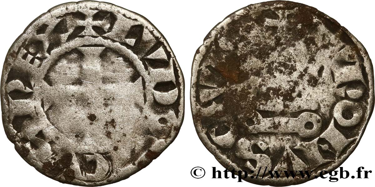LOUIS IX DIT &nbsp;SAINT LOUIS&nbsp; Denier tournois n.d. s.l. B+