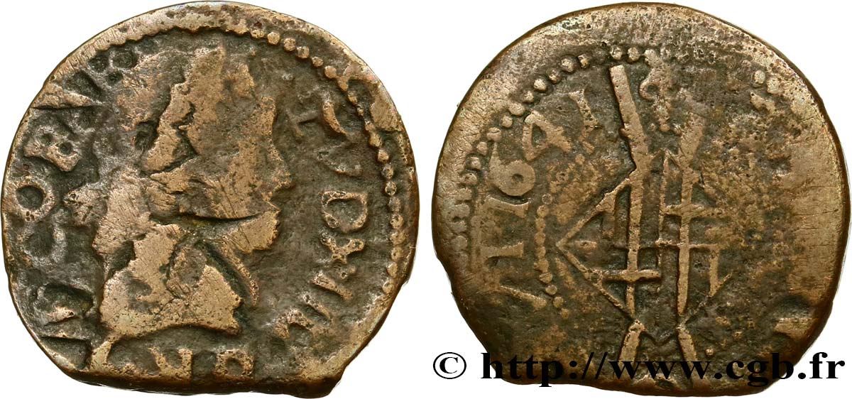 ESPAGNE - PRINCIPAUTÉ DE CATALOGNE - LOUIS XIII LE JUSTE Sizain, 2e type 1641 Barcelone B