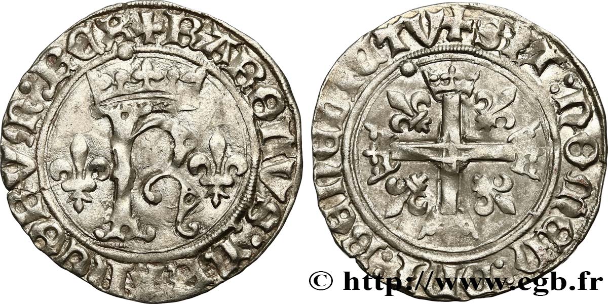 CHARLES VIII Karolus n.d. Saint-Lô TTB+