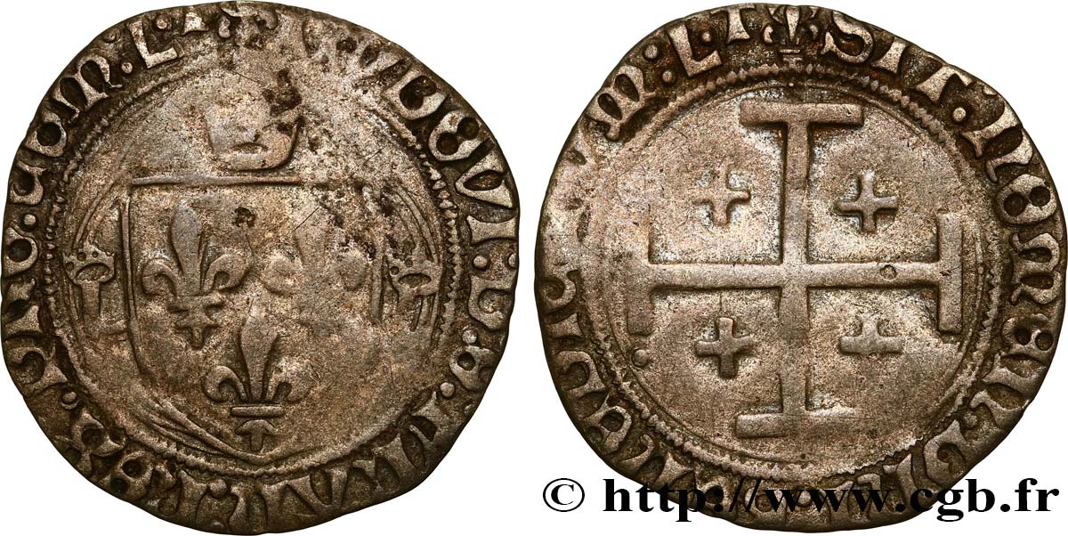 LOUIS XII  Grand blanc de Provence, 1er type n.d. Tarascon q.BB