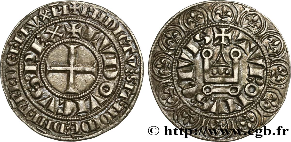 LOUIS IX DIT &nbsp;SAINT LOUIS&nbsp; Gros tournois après 1266  SUP