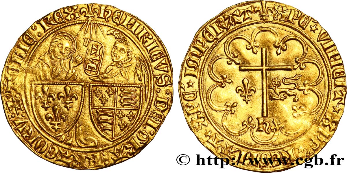 HENRY VI OF LANCASTER Salut d or n.d. Saint-Lô EBC