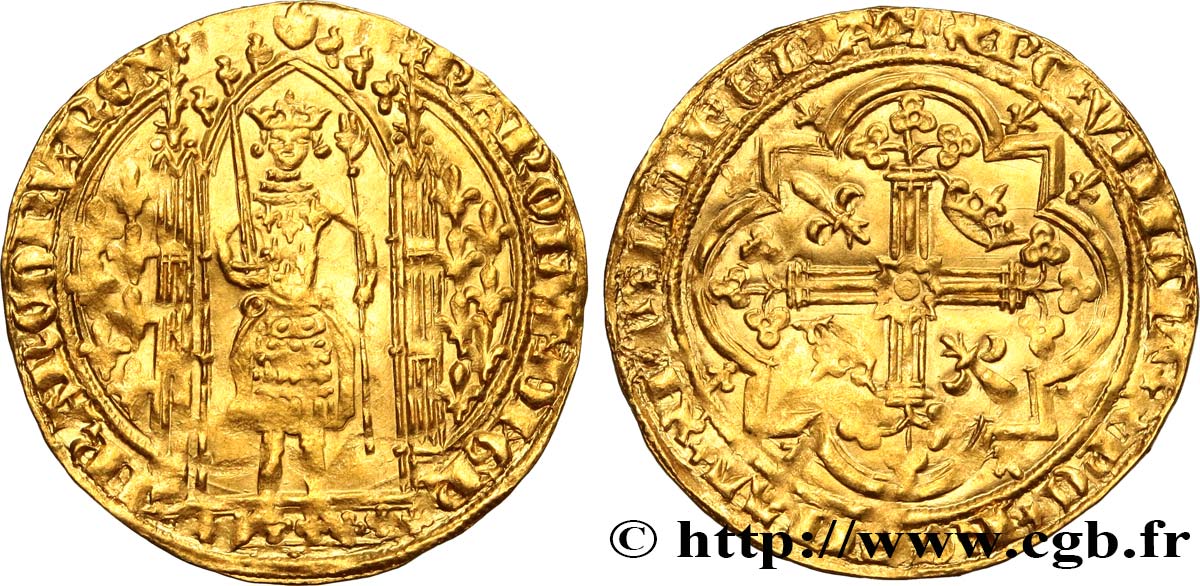 CHARLES V LE SAGE Franc à pied n.d. s.l. TTB+
