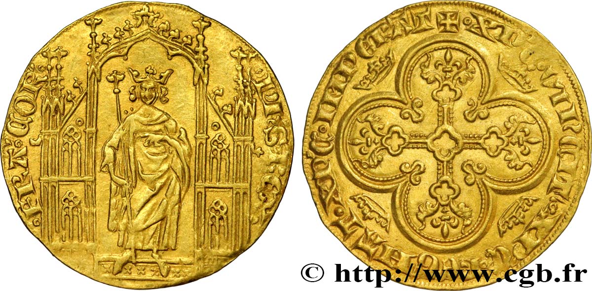 PHILIP VI OF VALOIS Royal d or 16/02/1326  AU