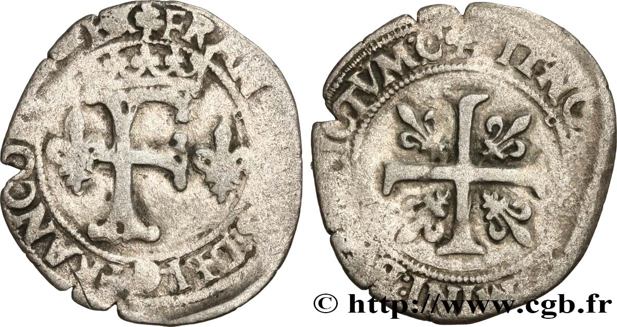 FRANCIS I Dizain franciscus, 1er type n.d. Toulouse VF