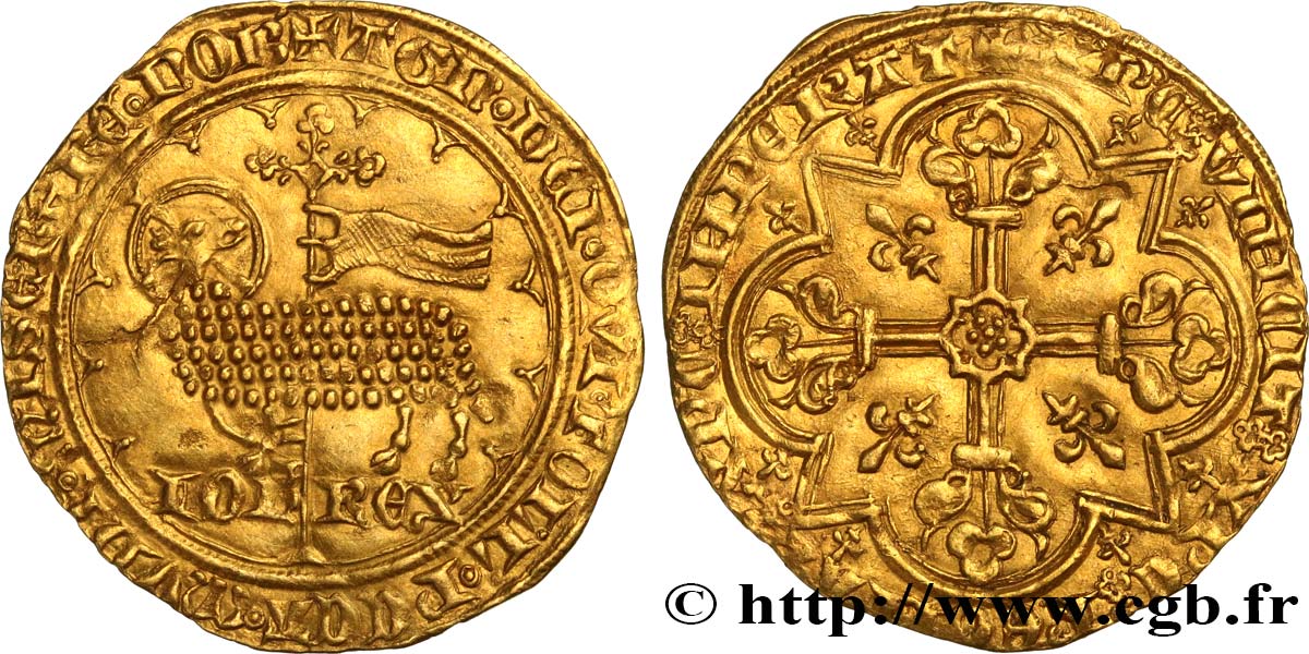 GIOVANNI II  THE GOOD  Mouton d or n.d.  SPL