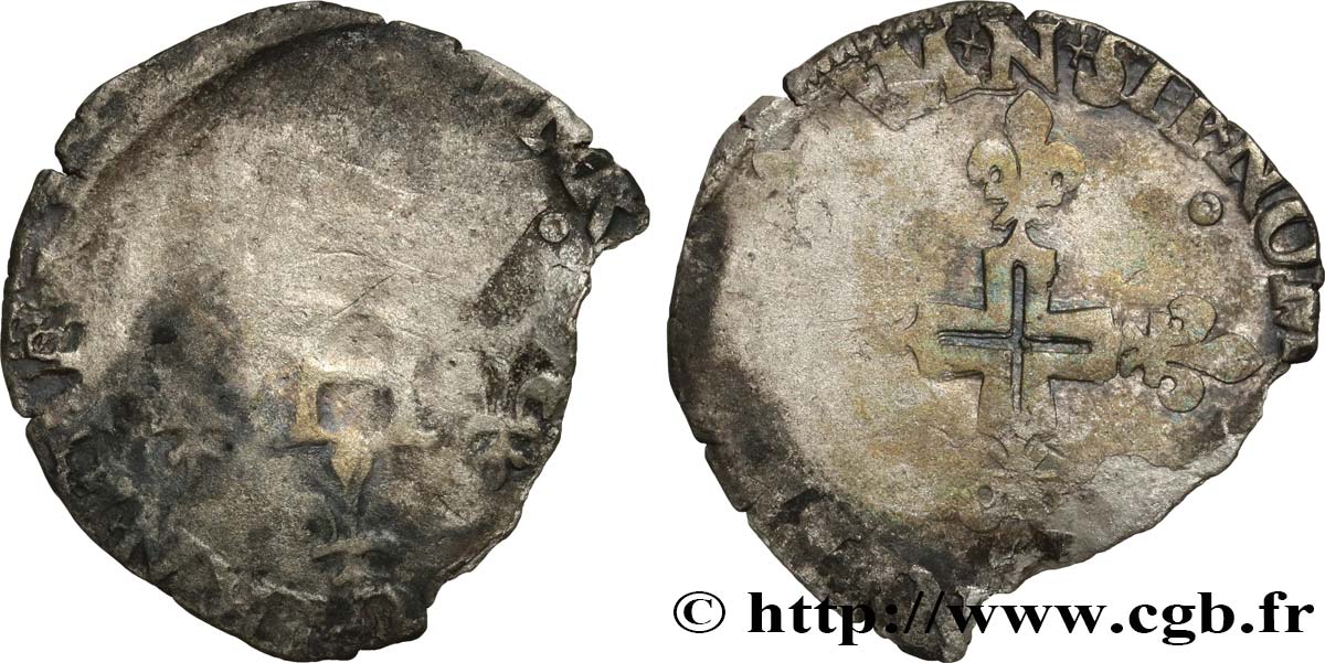 HENRY III Double sol parisis, 2e type n.d. Montpellier G