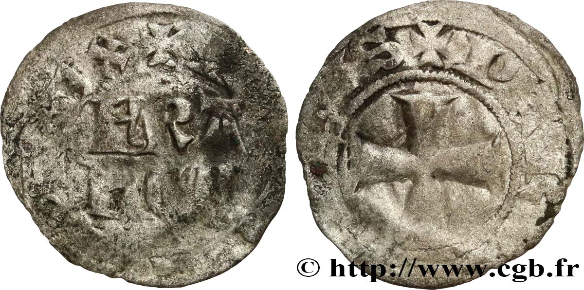 PHILIPPE VI DE VALOIS Denier parisis, 2e type n.d. s.l. B+