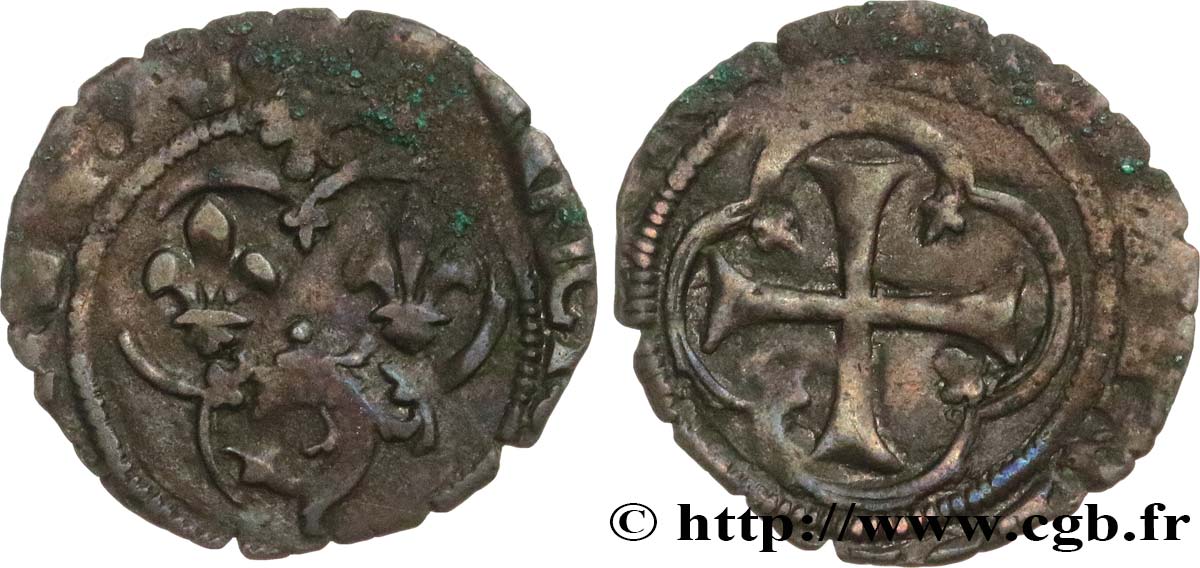FRANÇOIS IER LE RESTAURATEUR DES LETTRES Double tournois du Dauphiné, 2e type n.d. Romans B+