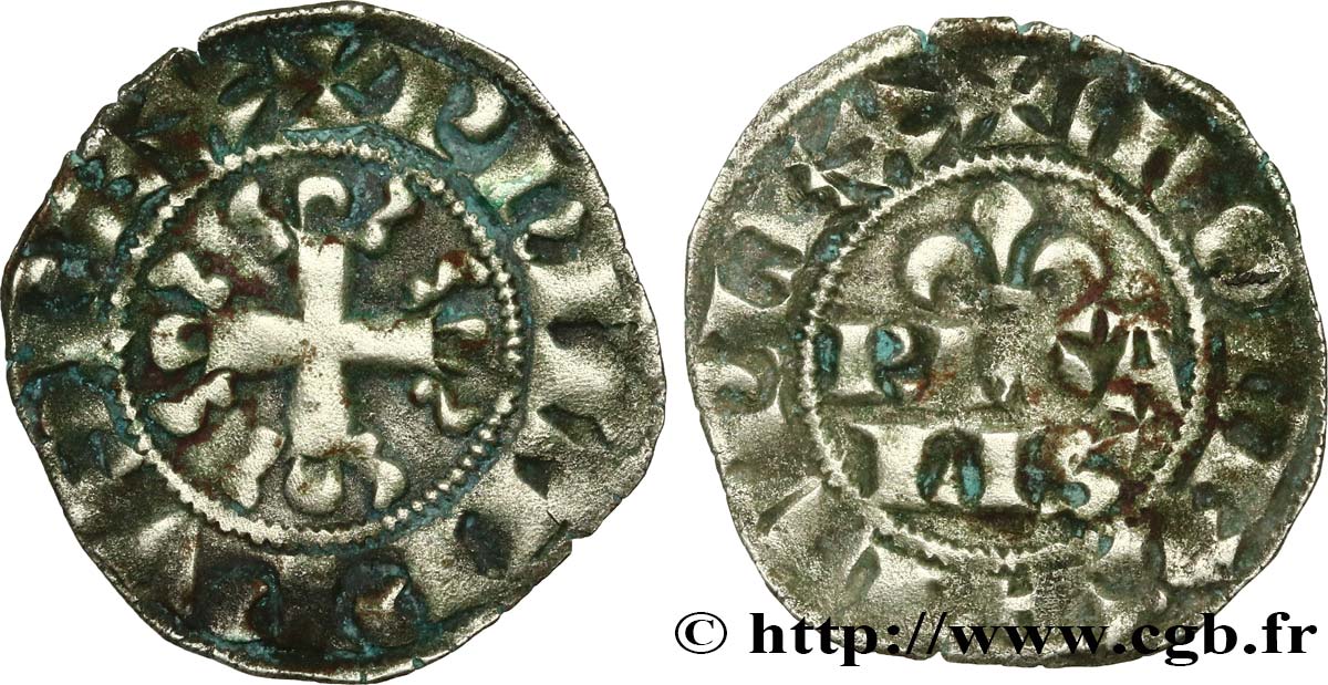 PHILIPPE IV LE BEL Double parisis n.d.   TB+