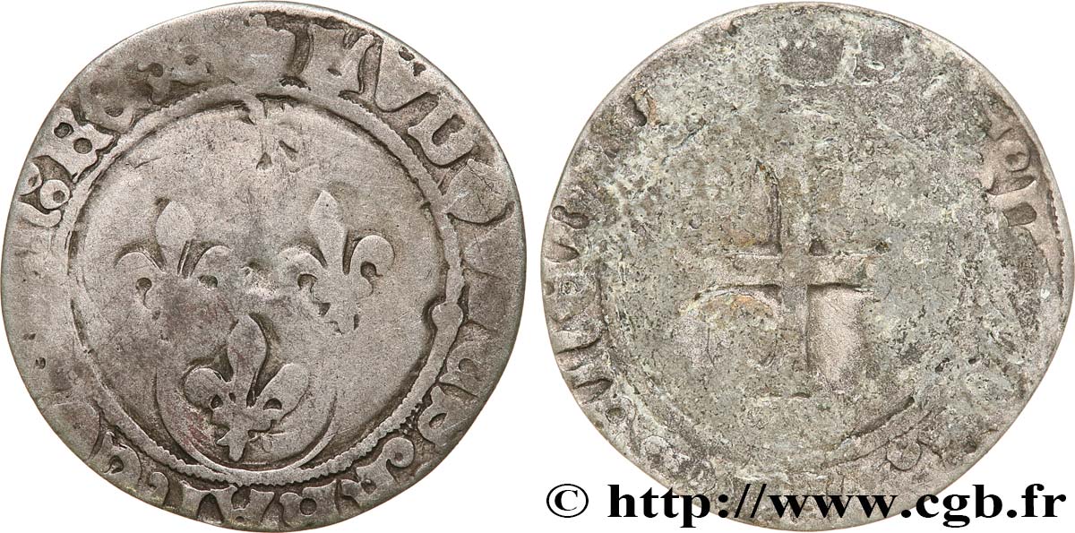 LOUIS XI LE PRUDENT Blanc au soleil n.d. Tours B+/AB