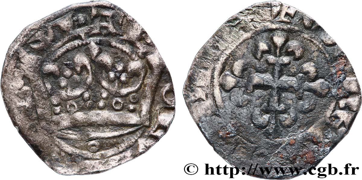 CHARLES IV LE BEL Double parisis n.d. s.l. B+