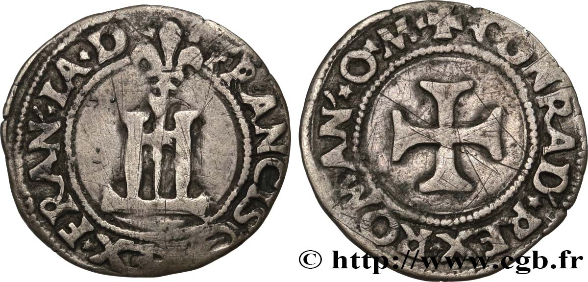 FRANCOIS I Cavallotto d’argent, 1er type n.d. Gênes SS